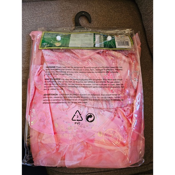 Disguise Glinda Deluxe Child Costume S/P 4-6X Pink Princess Halloween Dress NEW - Picture 6 of 10